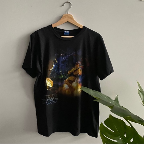Black Star Wars In Concert T-Shirt - Picture 1 of 3